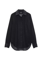 rag & bone Lila Burnout Long-Sleeve Shirt