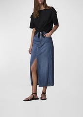 rag & bone Liquid Miramar Clara Midi Skirt