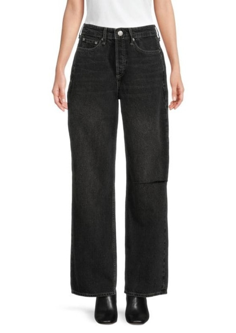 rag & bone Logan High Rise Straight Jeans