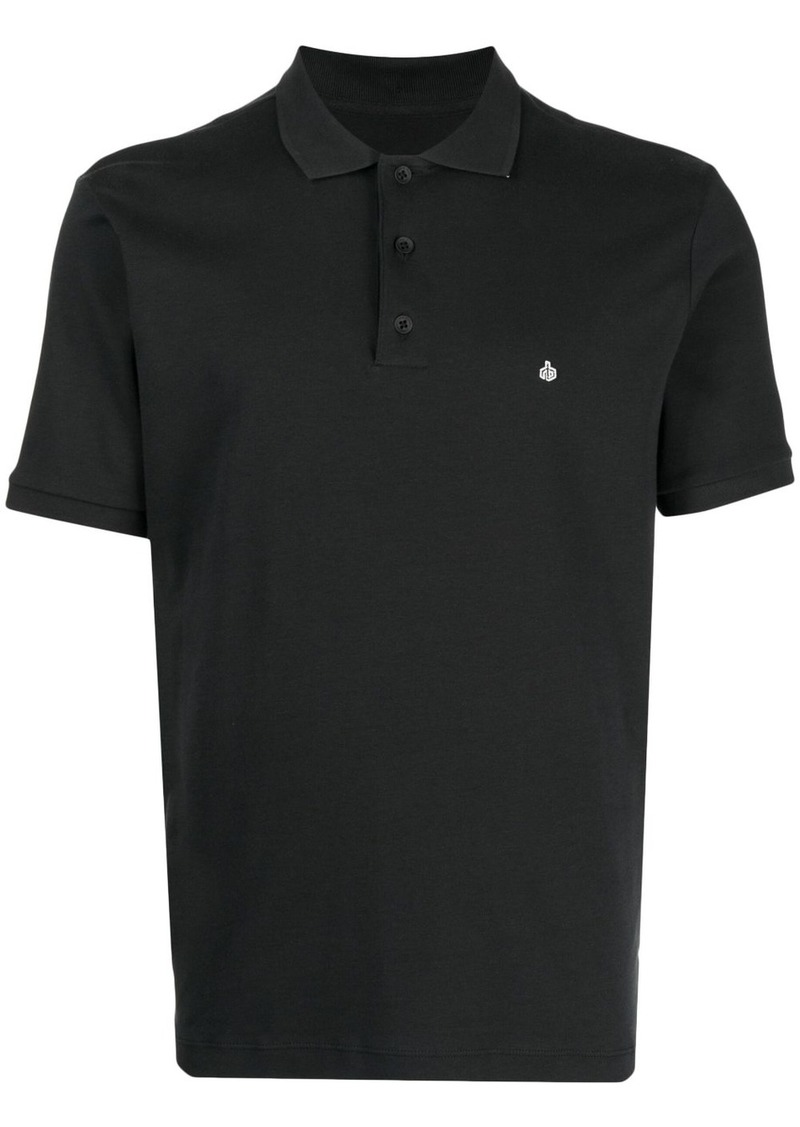 rag & bone logo-embroidered cotton polo shirt