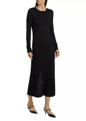 rag & bone Long-Sleeve Knit Maxi Dress