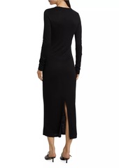 rag & bone Long-Sleeve Knit Maxi Dress