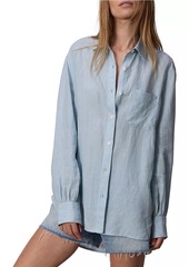 rag & bone Maxine Stripe Linen Shirt