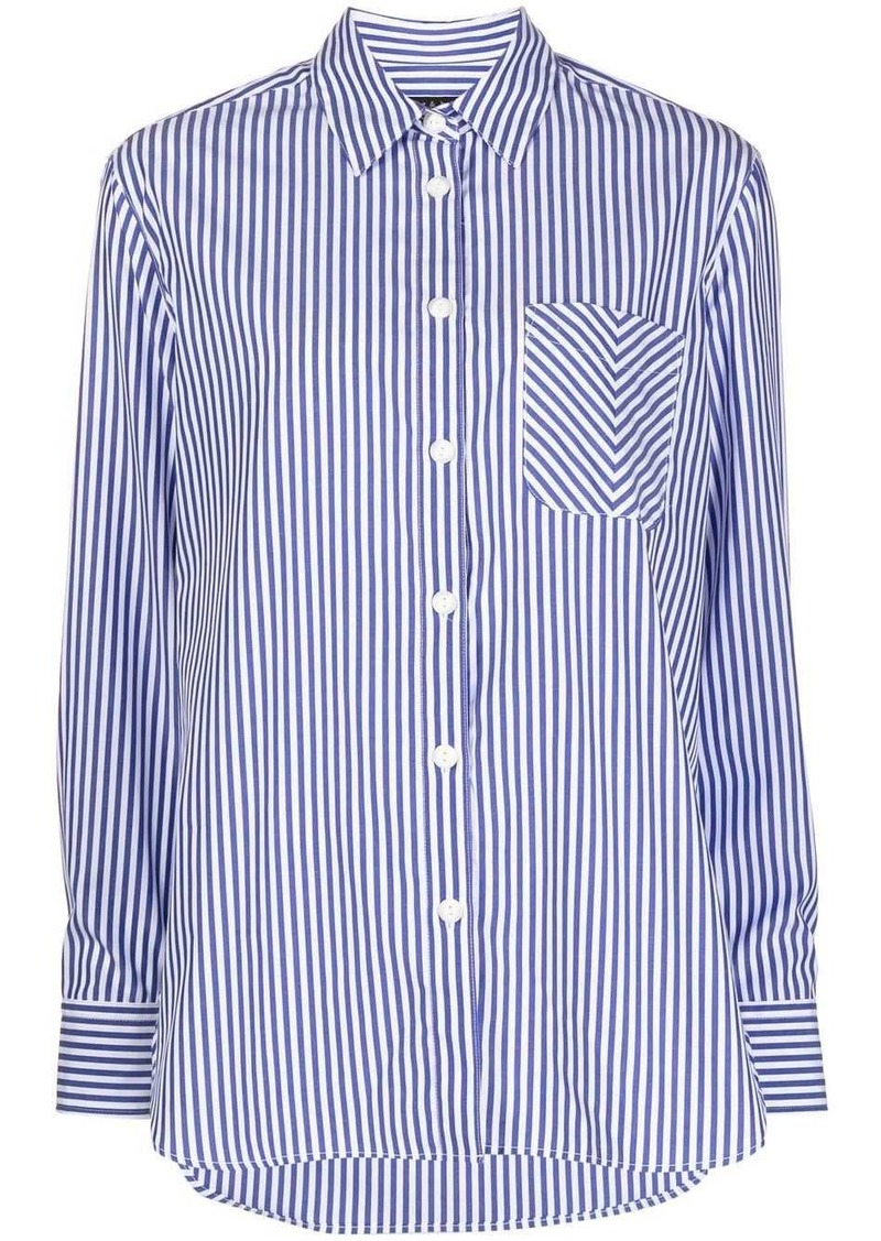 rag & bone Maxine striped button-up shirt