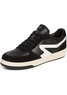 rag & bone Men's Retro Court Sneakers In Black/white