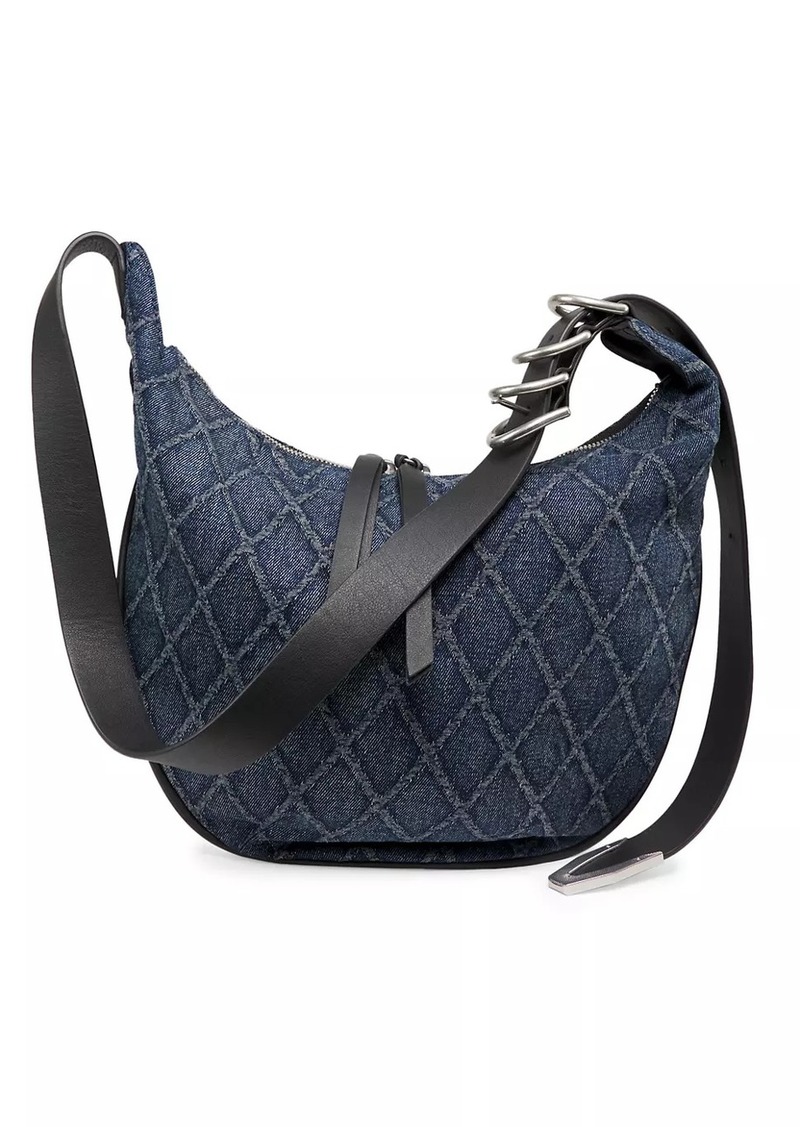 rag & bone Mini Spire Denim Hobo Bag