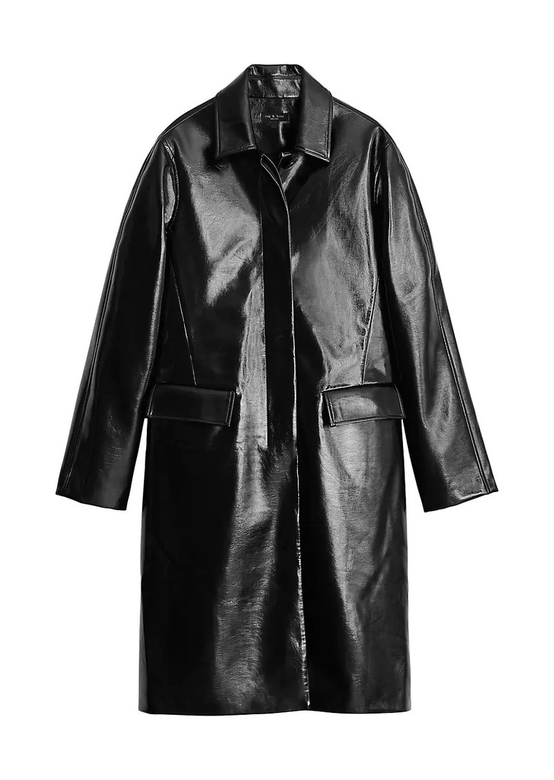 rag & bone Morin Faux Leather Coat