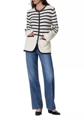 rag & bone Nancy Striped Longline Cardigan