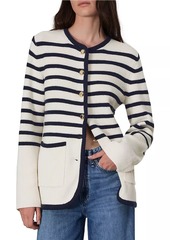 rag & bone Nancy Striped Longline Cardigan