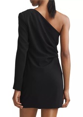 rag & bone Neeva Crepe One-Shoulder Minidress