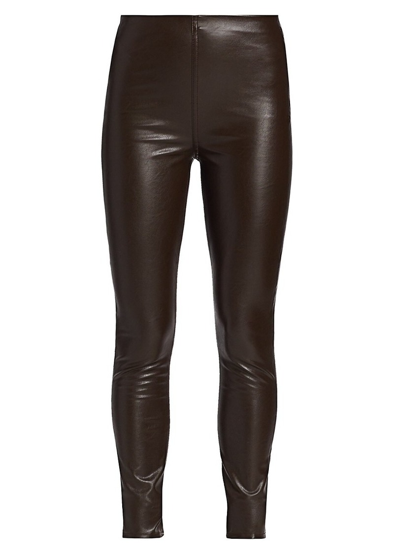 Nina Faux Leather Pull-On Skinny Pants