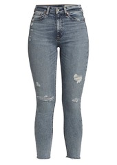 rag & bone Nina High-Rise Distressed Skinny Jeans