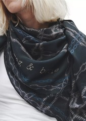 rag & bone Pea Status Cotton Square Scarf