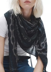 rag & bone Pea Status Cotton Square Scarf