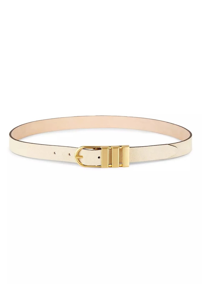 rag & bone Porto 20MM Suede Buckle Belt