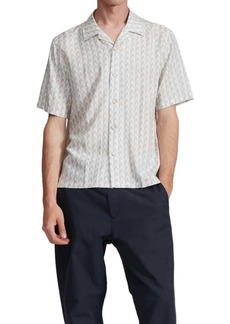 rag & bone Printed Resort Avery Shirt In White Geo