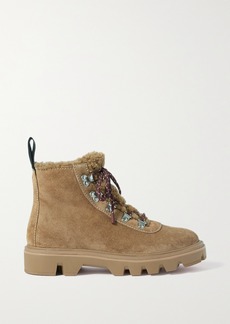 rag & bone Quest Shearling-lined Suede Ankle Boots