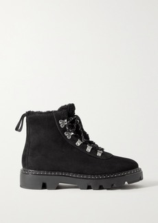 rag & bone Quest Shearling-lined Suede Ankle Boots