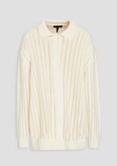 rag & bone - Adrienne open-knit cotton-blend cardigan - White - XL