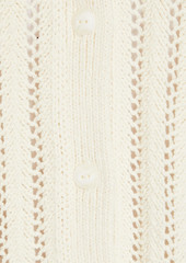 rag & bone - Adrienne open-knit cotton-blend cardigan - White - XL