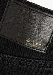 rag & bone - Alex mid-rise straight-leg jeans - Black - 24