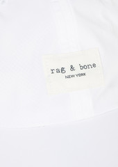 rag & bone - Appliquéd shell baseball cap - White - ONESIZE