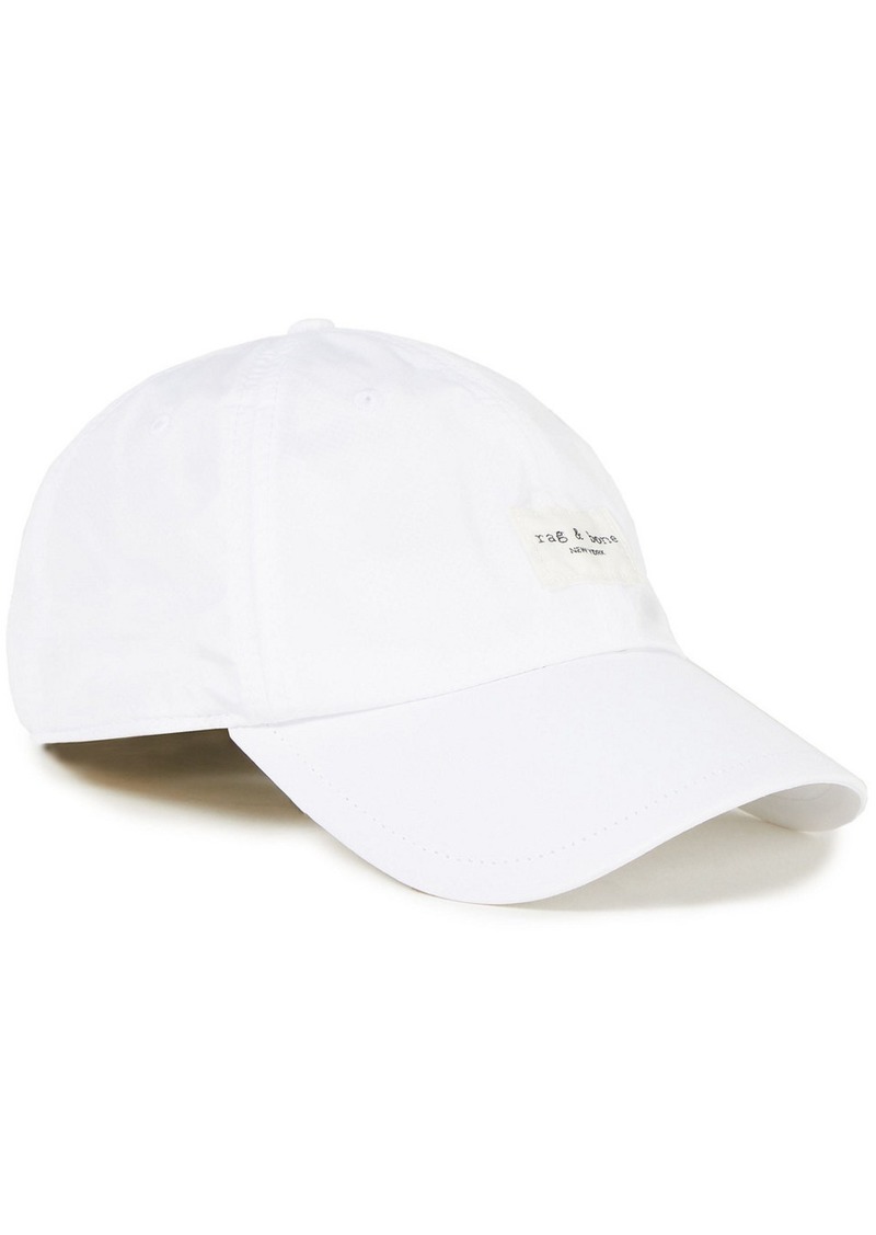 rag & bone - Appliquéd shell baseball cap - White - ONESIZE