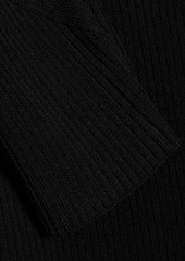 rag & bone - Asher cutout ribbed-knit mini dress - Black - M