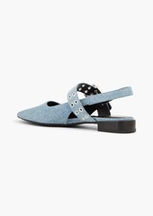 rag & bone - Astra denim slingback flats - Blue - EU 36