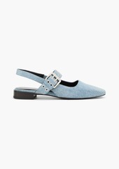 rag & bone - Astra denim slingback flats - Blue - EU 36