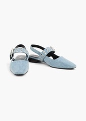 rag & bone - Astra denim slingback flats - Blue - EU 36