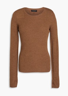 rag & bone - Audrina ribbed wool-blend sweater - Brown - S