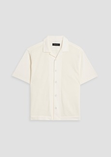 rag & bone - Avery pointelle-knit cotton shirt - White - M