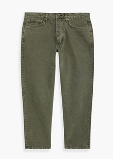 rag & bone - Beck tapered cropped denim jeans - Green - 34