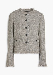 rag & bone - Carmen frayed tweed jacket - Neutral - US 00