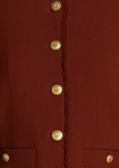 rag & bone - Carmen wool-crepe jacket - Red - US 00