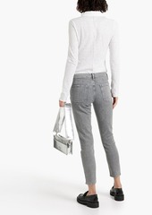 rag & bone - Cate cropped mid-rise skinny jeans - Gray - 23