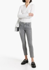 rag & bone - Cate cropped mid-rise skinny jeans - Gray - 23