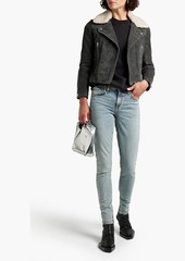 rag & bone - Cate faded mid-rise skinny jeans - Blue - 24