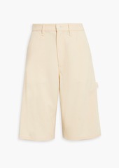 rag & bone - Cavalry wool-blend twill shorts - White - US 00