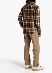 rag & bone - Engineered checked cotton-flannel overshirt - Yellow - M