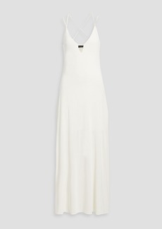 rag & bone - Christy cutout modal-blend jersey maxi slip dress - White - XS