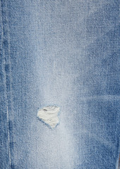 rag & bone - Cropped distressed high-rise straight-leg jeans - Blue - 23