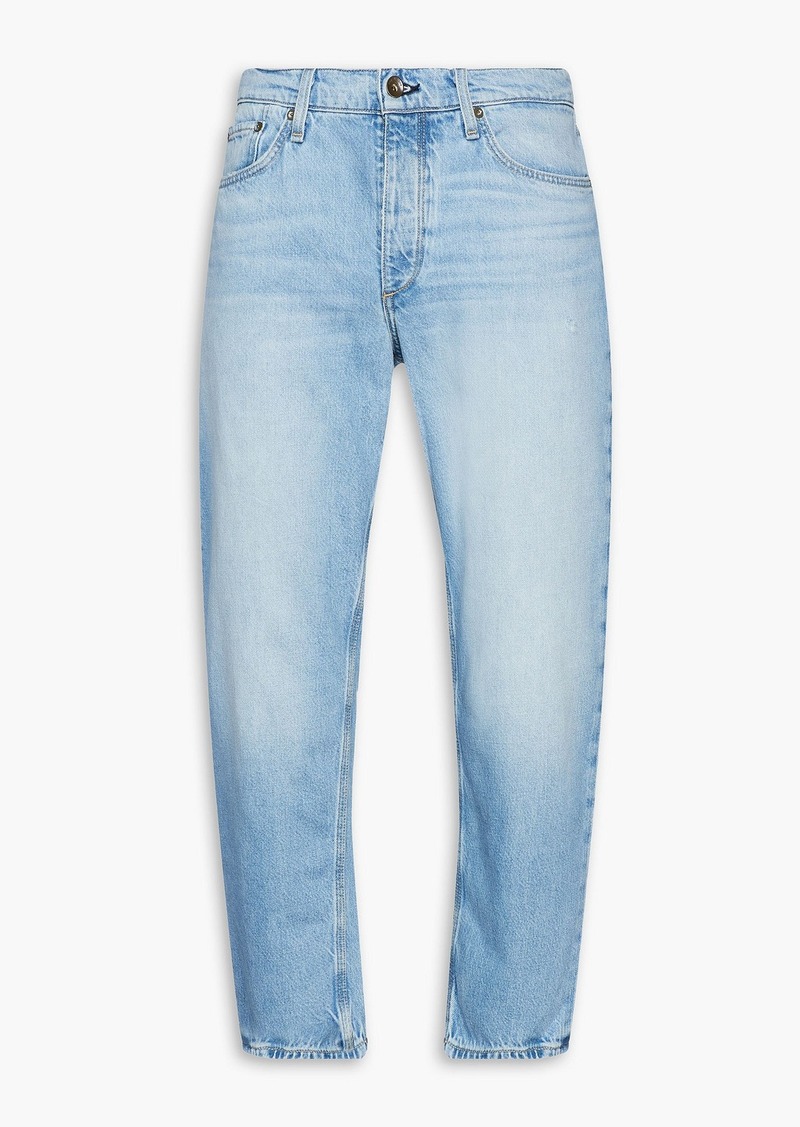 rag & bone - Cropped faded denim jeans - Blue - 34