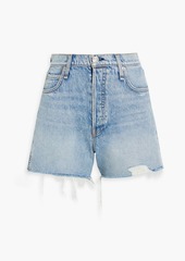 rag & bone - Distressed denim shorts - Blue - 24