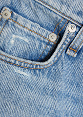 rag & bone - Distressed denim shorts - Blue - 24