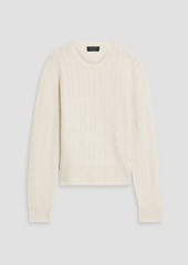 rag & bone - Durham pointelle-knit cashmere sweater - White - XS