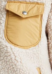 rag & bone - Elliot shell-trimmed fleece jacket - White - L