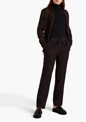 rag & bone - Farris wool-blend tweed straight-leg pants - Burgundy - XXS