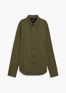 rag & bone - Fit 2 cotton Oxford shirt - Green - S